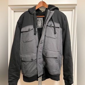 Grey/Black TMax Heat Sweater Jacket